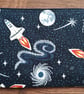 Kids, Childs Pencil Case. Glow In The Dark Space Themed, Free Delivery.