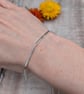 Sterling Silver Octagon Geometric Bangle - JBJ5003 - Image 5