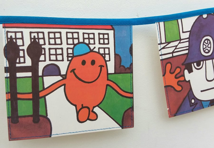 Book bunting - Mr Tickle
