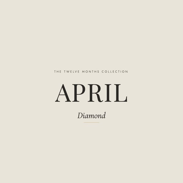 April Birthstone Ring - Hammered Silver & Diamond - Handmade in England