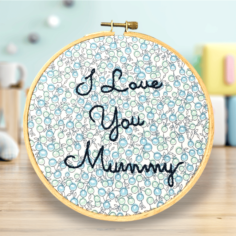 New mum mummy gift, baby boy, blue, I love you mummy, nursery decor 