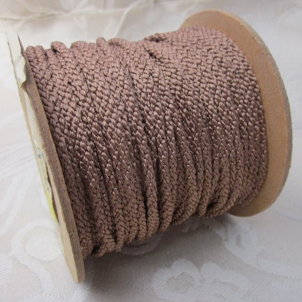 3 Metres 4mm Cinnamon Brown Lacing Cord
