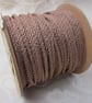 3 Metres 4mm Cinnamon Brown Lacing Cord - Image 1