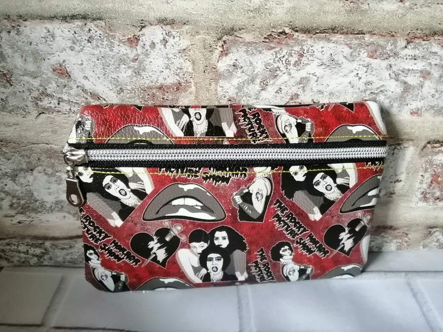 VINYL MAKE UP BAG   ROCKY HORROR PICTURE SHOW    