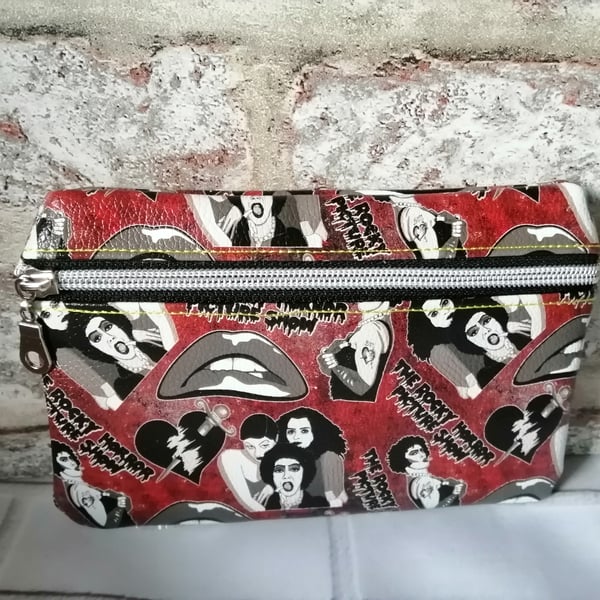 VINYL MAKE UP BAG   ROCKY HORROR PICTURE SHOW    