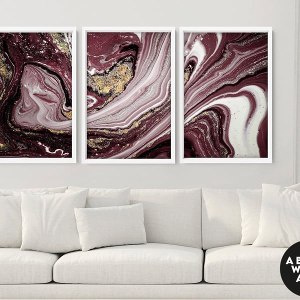 Home Decor wall art, Wall hanging set of 3 Prints, office decor, Wall decor livi