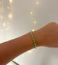 Light Green and Teal Beaded Bracelet