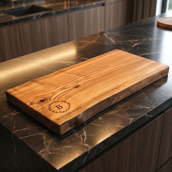 Unique large butchers block 