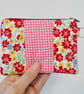 Coin purse in pink fabrics - Image 2