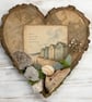Seaside Heart Wall Hanging – Coastal Driftwood, Sea Glass & Shell Decoration - Image 7
