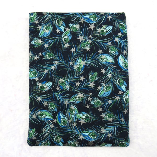 Liberty print Book sleeve: size medium, paperback cover