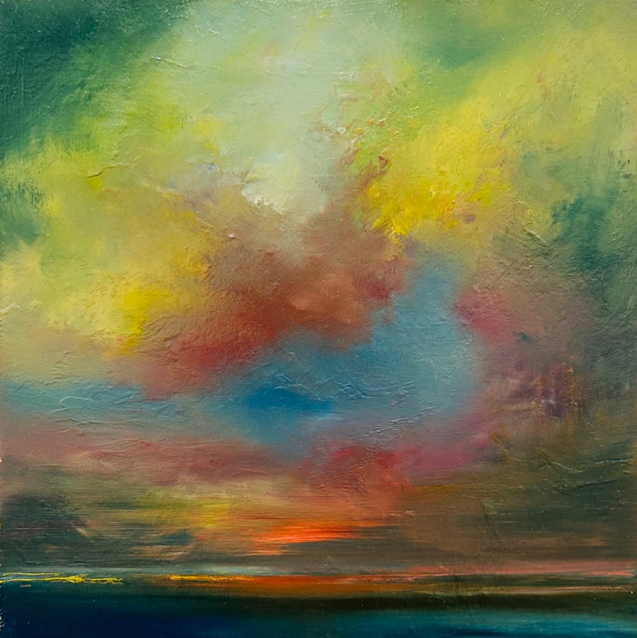 When We Met - Original Oil Painting 
