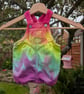 Hand dyed denim baby romper (3-6 months) - Image 2