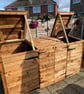 double wheelie bin and recycing box storage  - Image 3