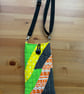 Patchwork crossbody mobile bag
