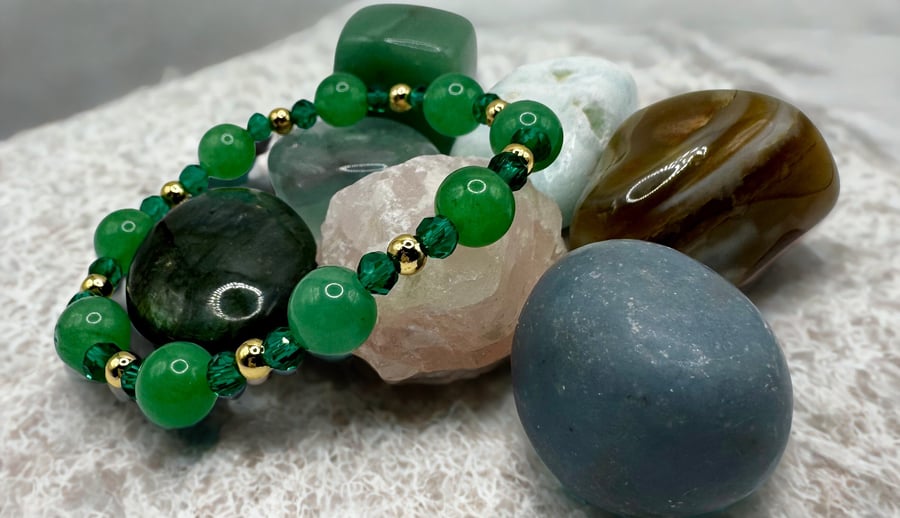 Adventurine Bead Bracelet