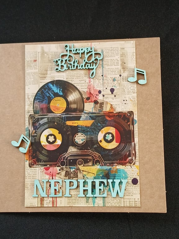 Handmade, Nephew birthday card 