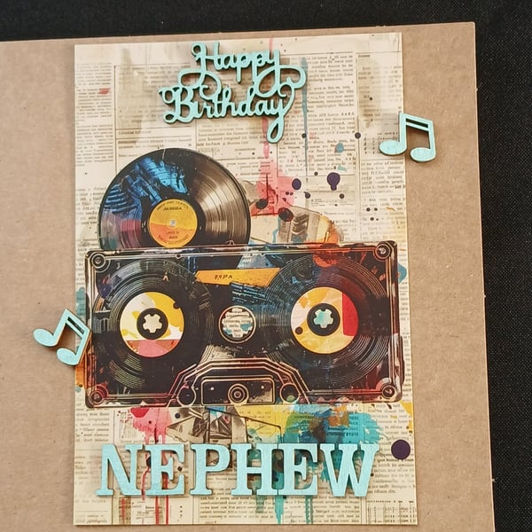 Handmade, Nephew birthday card 