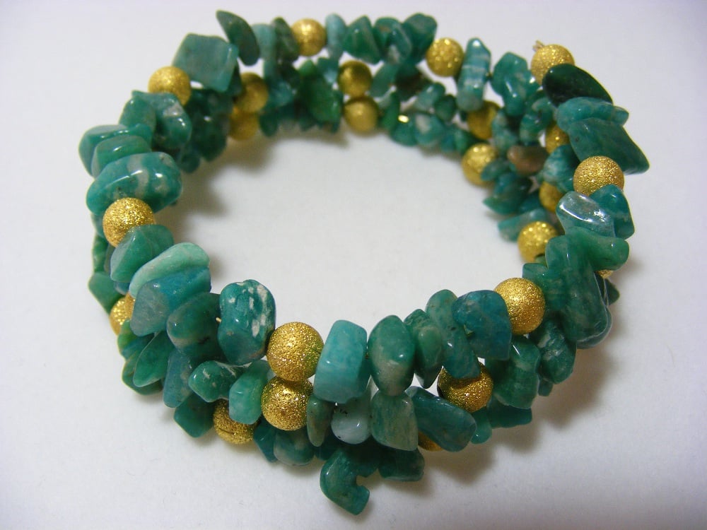 Amazonite Handmade Gemstone Bangle