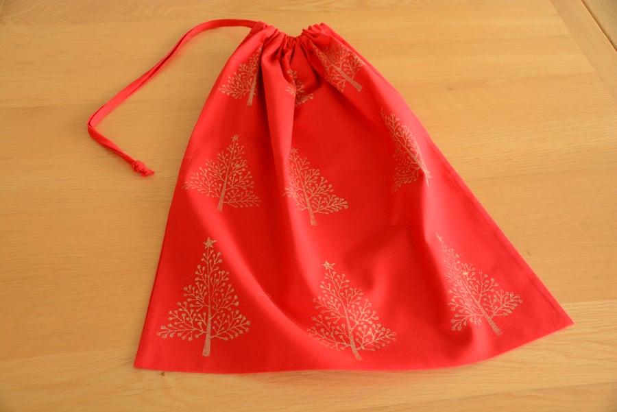 Christmas Large Gift Bag - Christmas Trees