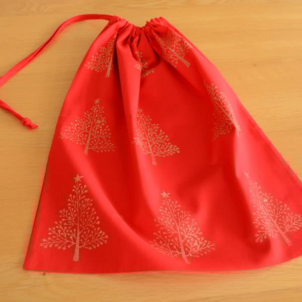 Christmas Large Gift Bag - Christmas Trees