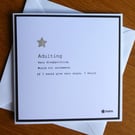 Adulting - Humourous Birthday Card