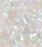 White Mother of Pearl Shell Sheet – Irregular Rigid MOP for Inlay, Reverse Glass