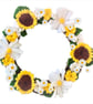 Knitting pattern for Summer Flowers Wreath, Digital Pattern - Image 3