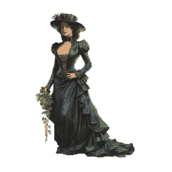 VICTORIAN ELEGANCE - Cross Stitch Pattern - Cross Stitch Chart