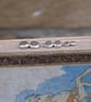 Recycled Sterling Silver Studs, Small Hammered Silver Pebble Stud Earrings, ARC - Image 8