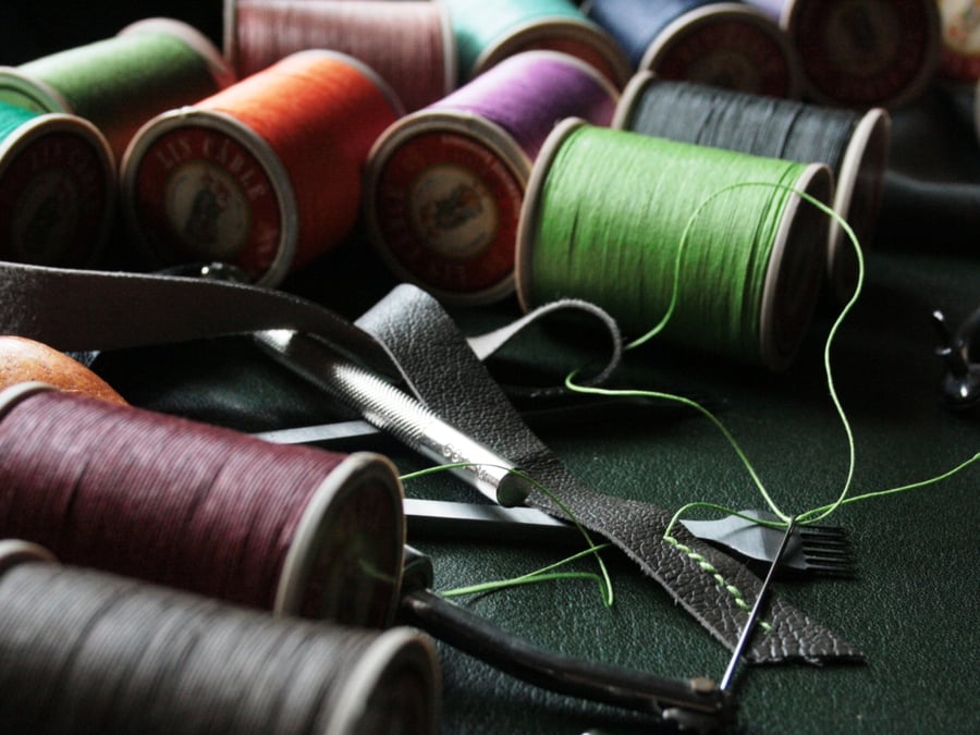 Lin Cable No. 632, original 50g reel, Fil Au Chinois, French Waxed Linen Thread