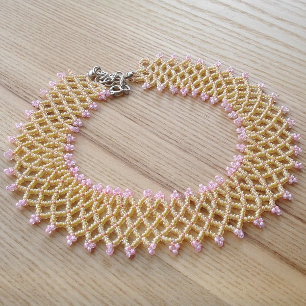Candy Woven Bead Necklace