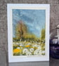 Dandy Clocks. Blank Card. Original Art. 260202 - Image 5