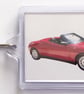 Alfa Romeo Spider 1996 - Keyring with 50x35mm Insert - Car Enthusiast - Image 2