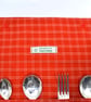 A cutlery  roll for 4 people for picnics camping and sports events etc  - Image 4