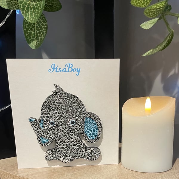 SALE.  Stunning Handmade Quilled Card