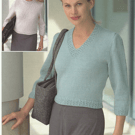 VINTAGE KNITTING PATTERN Ladies Blue Legend Sweater