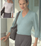 VINTAGE KNITTING PATTERN Ladies Blue Legend Sweater