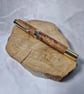 Hand Turned Wooden Ballpoint Pen - Elm Burr - Image 3