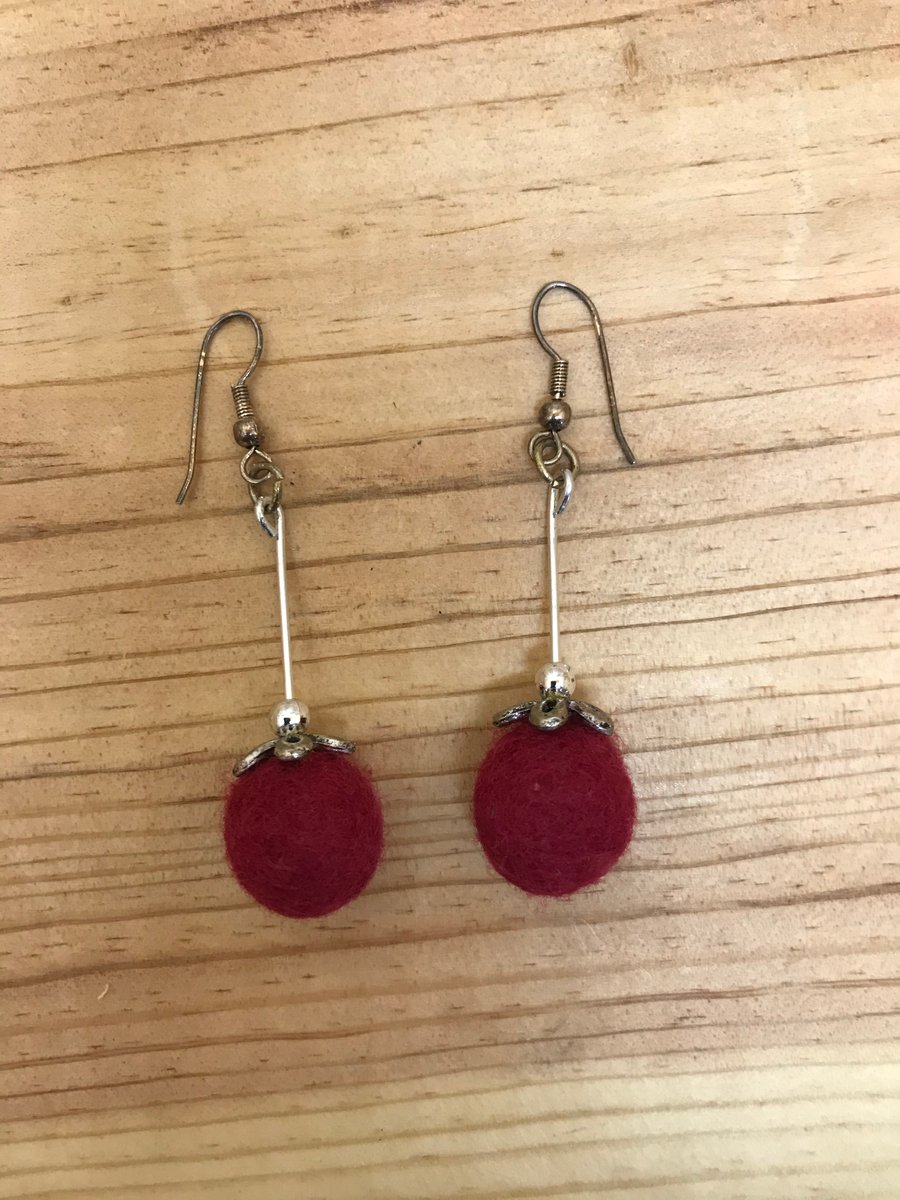  Felt Earrings. (337)