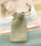 Soap Bag, scrubber, organic certified cotton - Image 1