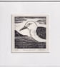 Beady-eyed Gull - original linocut - Image 3