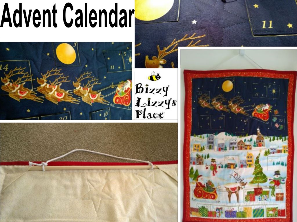 Santa Sleigh Advent Calendar  Now Reduced to Clear