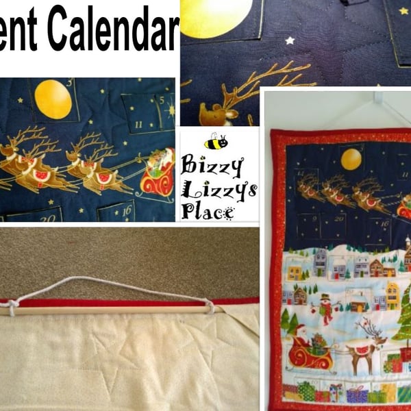 Santa Sleigh Christmas Advent Calandar SALE