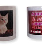 Cat Mug - A House is not a Home without a cute cat.  - Image 1