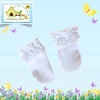 White Lace Topped Ankle Socks