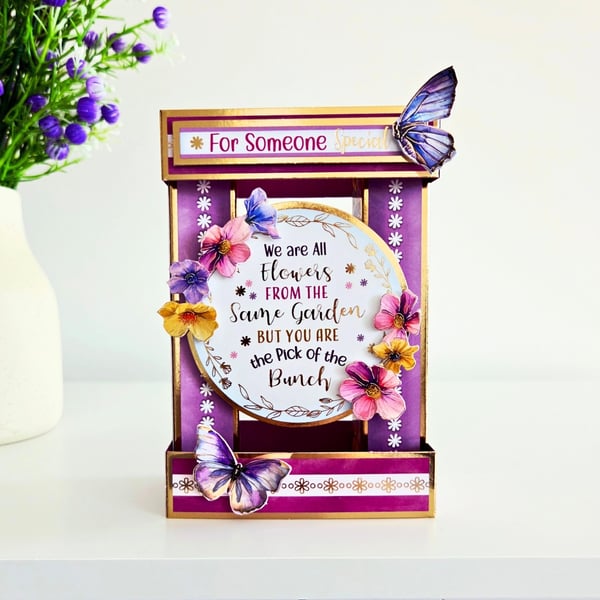 For Someone Special 3D Tower Card With Sentiment