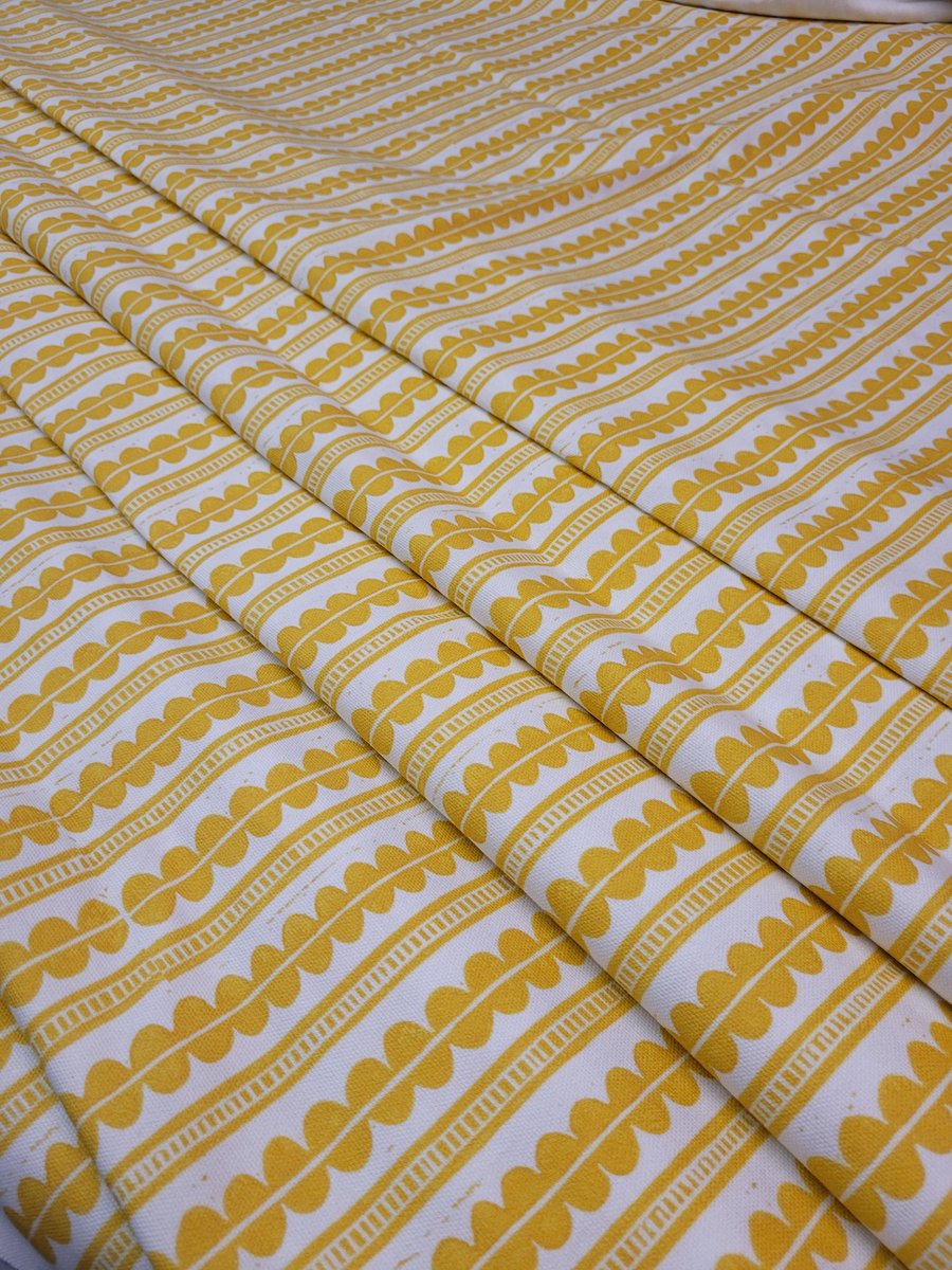 'Henry' fabric in yellow