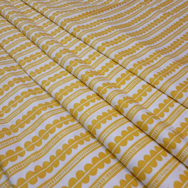 'Henry' fabric in yellow