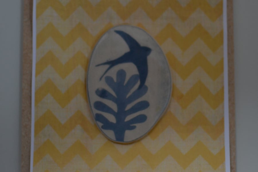 Super Seconds Saturday - Swallow ceramic tile (1)